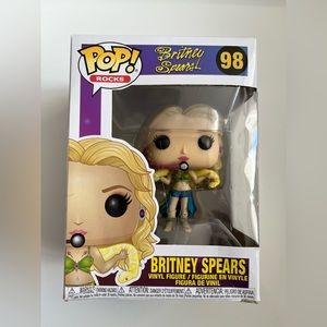 Funko Pop! Rocks Britney Spears Vinyl Figure #98 w/ pop protector